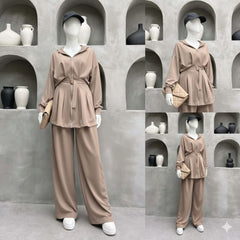 Pintex Belt Style Premium Quality Winter 2-Pcs Tracksuit For Her. WWTS-39