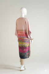 Blush Floral Digital Printed Imported Crepe 2 Pcs Suit-WWF-1114