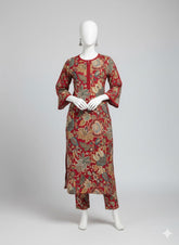 Candy Bloom Floral Printed Imported Crepe 2 Pcs Suit-WWF-1138