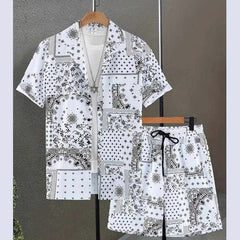 All-Over 3D Printed Premium Quality Dry-Fit 2-Pcs Summer Suit. MS3D-01